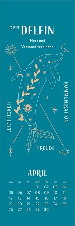 Produktbild: Krafttiere Lesezeichen & Kalender 2027