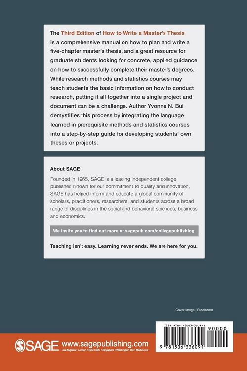 Produktbild: How to Write a Master&iquest;s Thesis