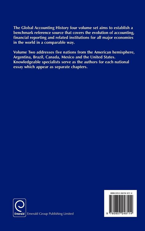 Produktbild: Global History of Accounting, Financial Reporting and Public Policy