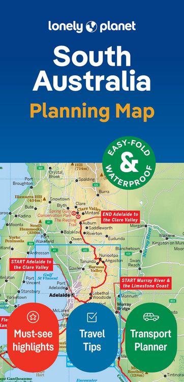 Produktbild: Lonely Planet South Australia Planning Map