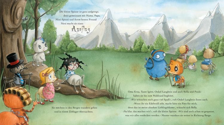 Produktbild: Die kleine Spinne Widerlich - Abenteuer in den Bergen (Band 10)