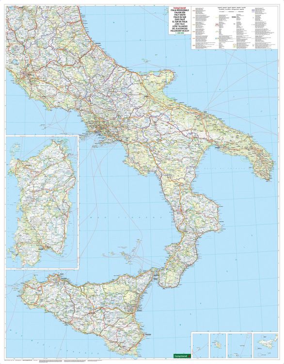 Produktbild: Freytag & berndt Stra&szlig;enkarte Italien 1:600.000