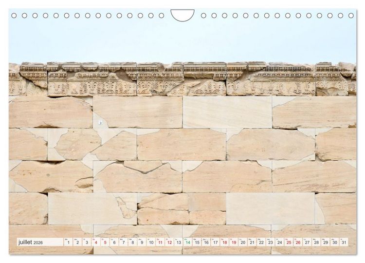 Produktbild: Gr&egrave;ce antique et Architecture (Calendrier mural 2026 DIN A4 vertical), CALVENDO calendrier mensuel