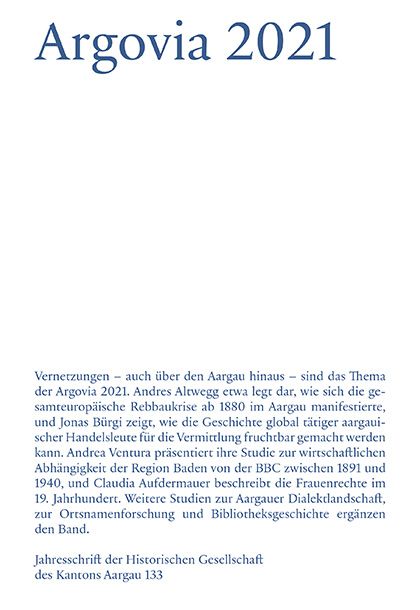 Produktbild: Argovia 2021