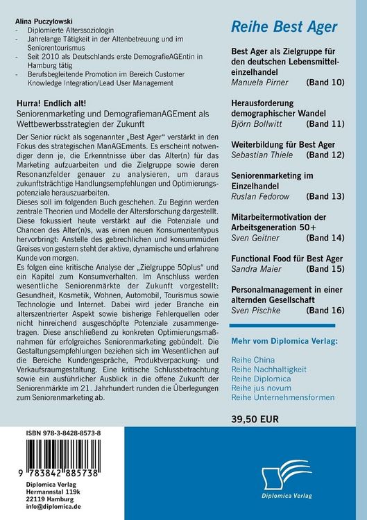 Produktbild: Hurra! Endlich alt! Seniorenmarketing und DemografiemanAGEment als Wettbewerbsstrategien der Zukunft