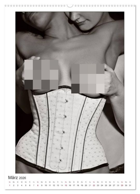 Produktbild: Korsetts K&ouml;rperlinien "Waist Wards" 2026 (hochwertiger Premium Wandkalender 2026 DIN A2 hoch), Kunstdruck in Hochglanz