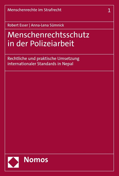Produktbild: Menschenrechtsschutz in der Polizeiarbeit