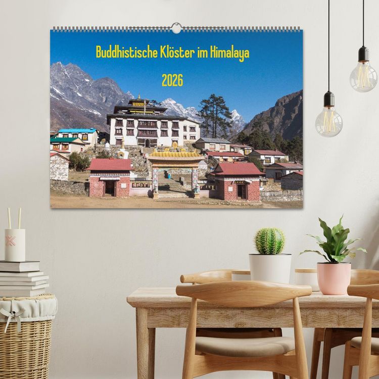Produktbild: Buddhistische Kl&ouml;ster im Himalaya (Wandkalender 2026 DIN A2 quer), CALVENDO Monatskalender