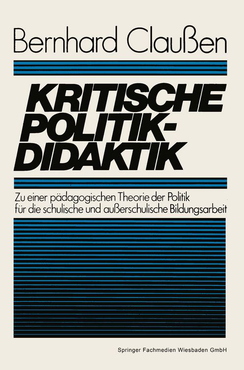 Produktbild: Kritische Politikdidaktik