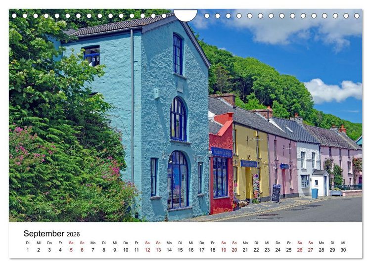 Produktbild: Cornwall und Wales (Wandkalender 2026 DIN A4 quer), CALVENDO Monatskalender