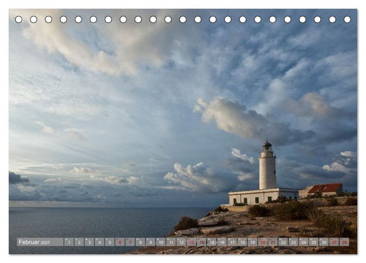 Produktbild: Balearen - Mallorca, Menorca, Ibiza und Formentera (Tischkalender 2027 DIN A5 quer), CALVENDO Monatskalender