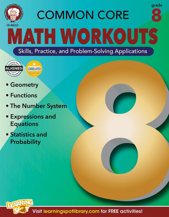 Produktbild: Common Core Math Workouts, Grade 8