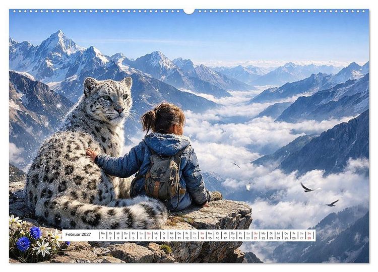 Produktbild: Wilde Geborgenheit (hochwertiger Premium Wandkalender 2027 DIN A2 quer), Kunstdruck in Hochglanz