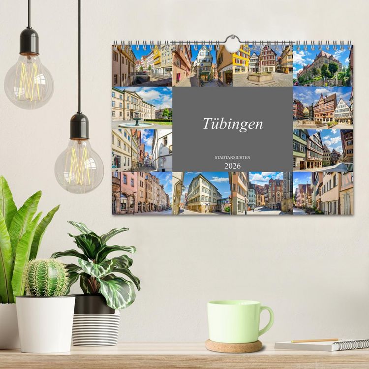 Produktbild: T&uuml;bingen Stadtansichten (Wandkalender 2026 DIN A4 quer), CALVENDO Monatskalender