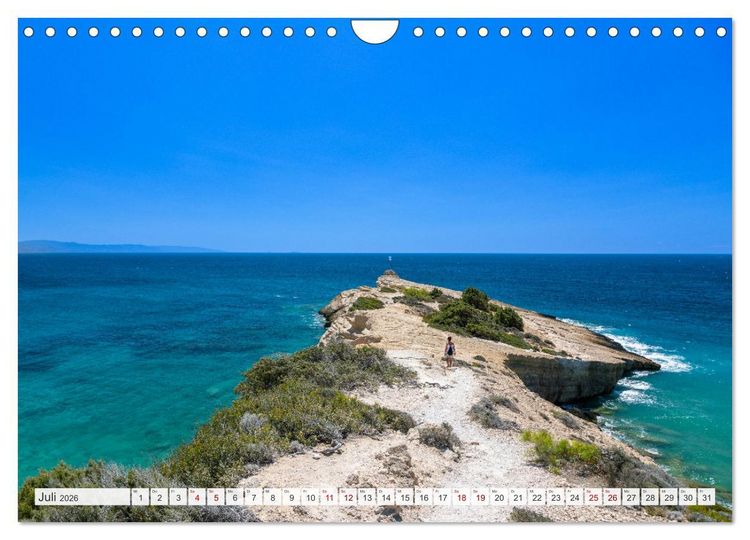 Produktbild: Rhodos und Symi (Wandkalender 2026 DIN A4 quer), CALVENDO Monatskalender