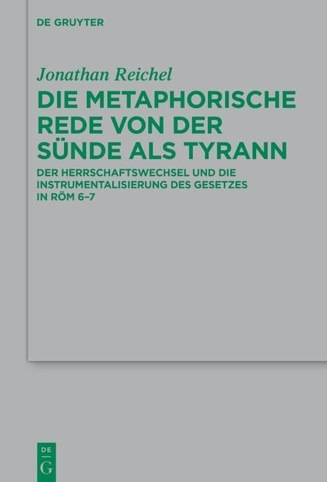 Produktbild: Die metaphorische Rede von der S&uuml;nde als Tyrann
