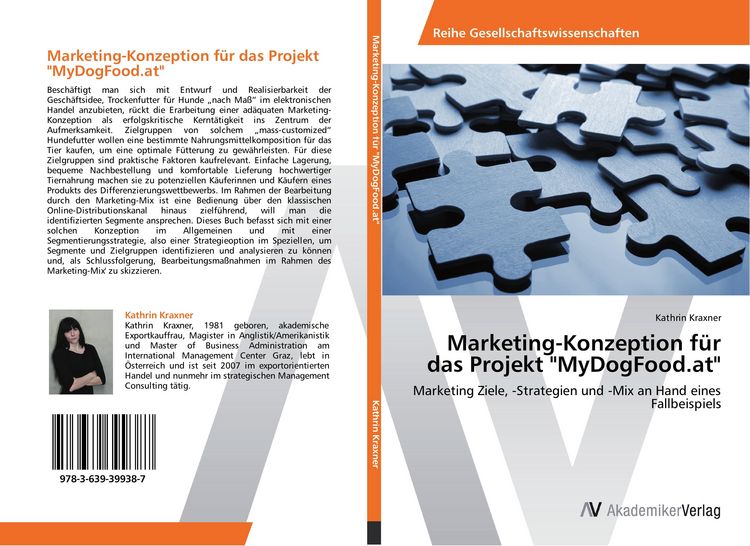 Produktbild: Marketing-Konzeption f&uuml;r das Projekt "MyDogFood.at"