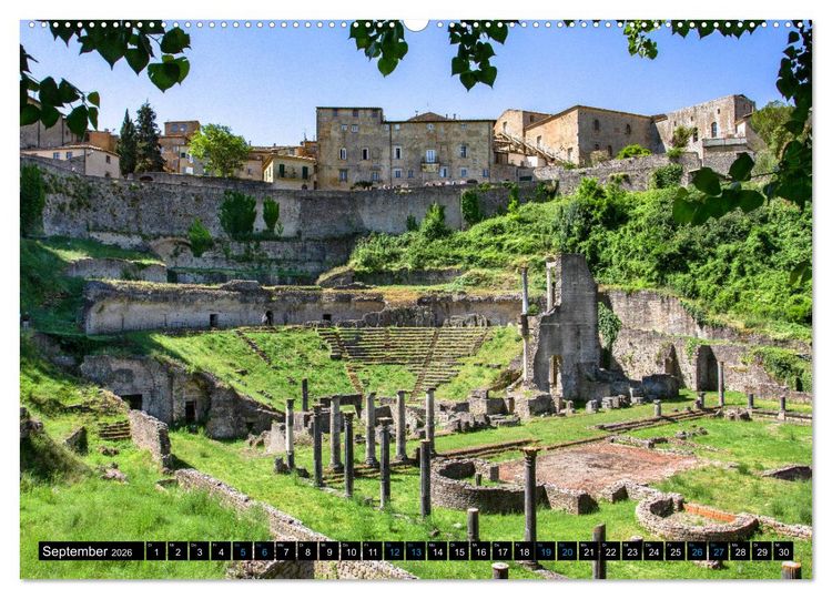 Produktbild: Die Etrusker &ndash; Hochkultur im antiken Italien (Wandkalender 2026 DIN A2 quer), CALVENDO Monatskalender