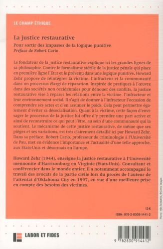 Produktbild: La justice restaurative