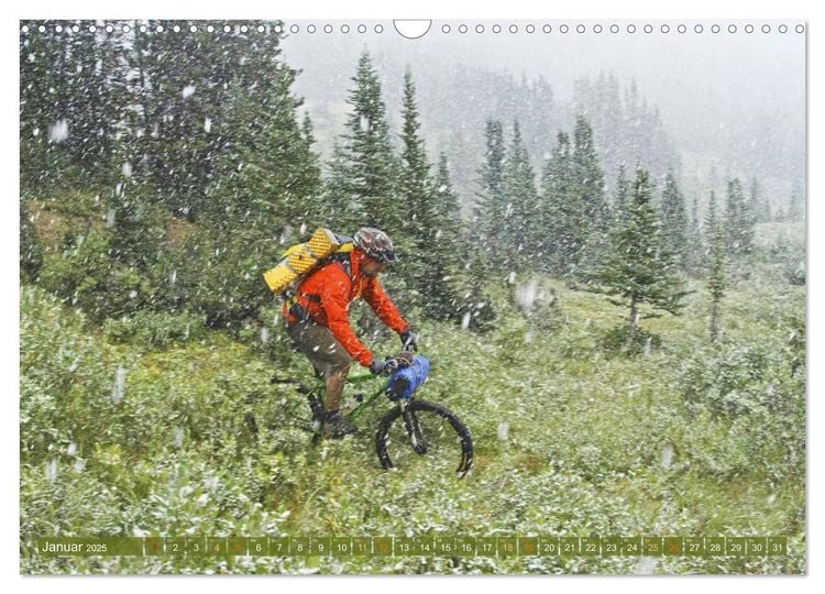 Produktbild: Mountainbike - Über Stock und Stein: Edition Funsport (Wandkalender 2025 DIN A3 quer), CALVENDO Monatskalender
