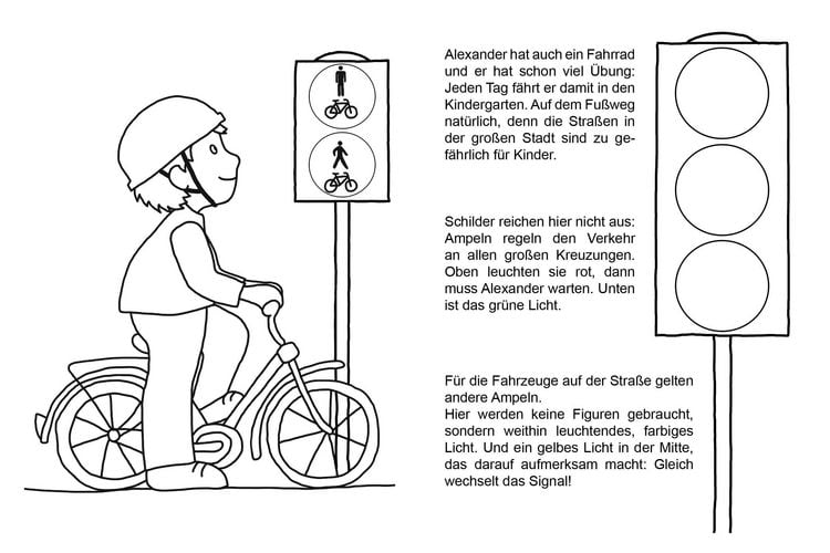 Produktbild: Sicher im Verkehr Malbuch