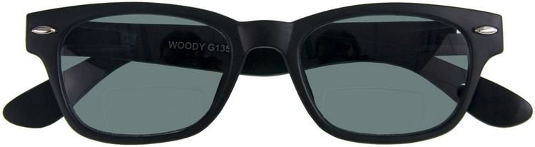 Produktbild: Lesebrille WOODY SUN-BI, schwarz, +3.00 dpt mit Etui