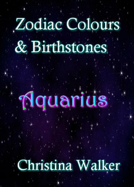 Produktbild: Zodiac Colours & Birthstones - Aquarius