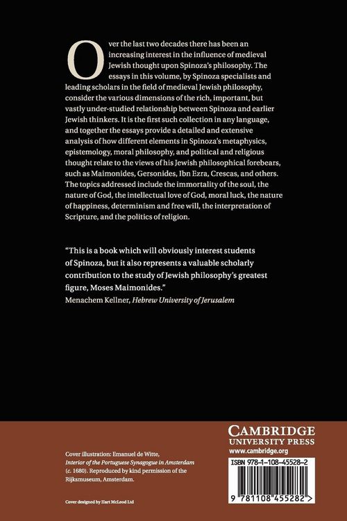 Produktbild: Spinoza and Medieval Jewish Philosophy
