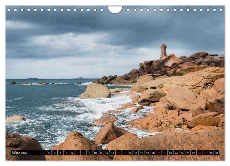 Produktbild: Armorica - Bretagne, Land am Ende der Welt (Wandkalender 2026 DIN A4 quer), CALVENDO Monatskalender