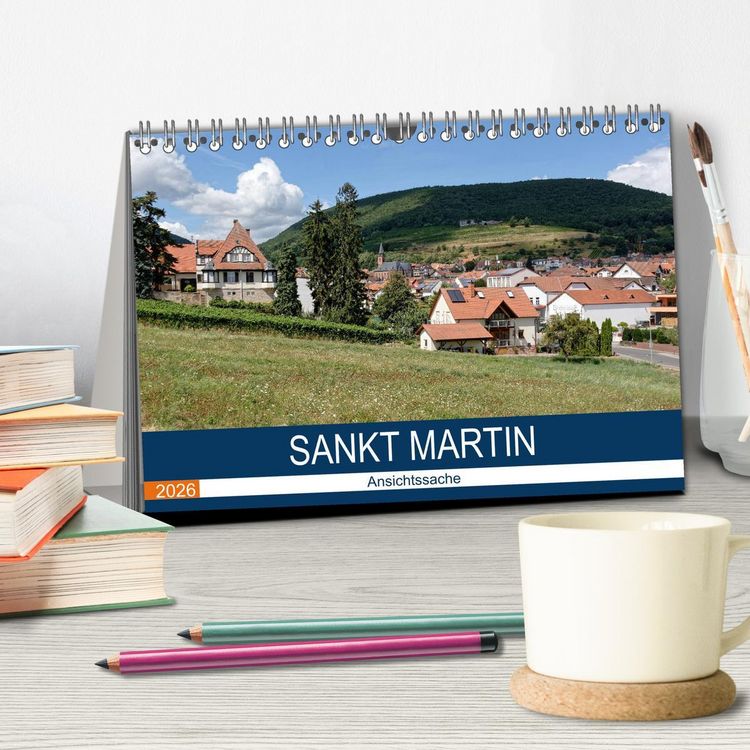 Produktbild: Sankt Martin - Ansichtssache (Tischkalender 2026 DIN A5 quer), CALVENDO Monatskalender