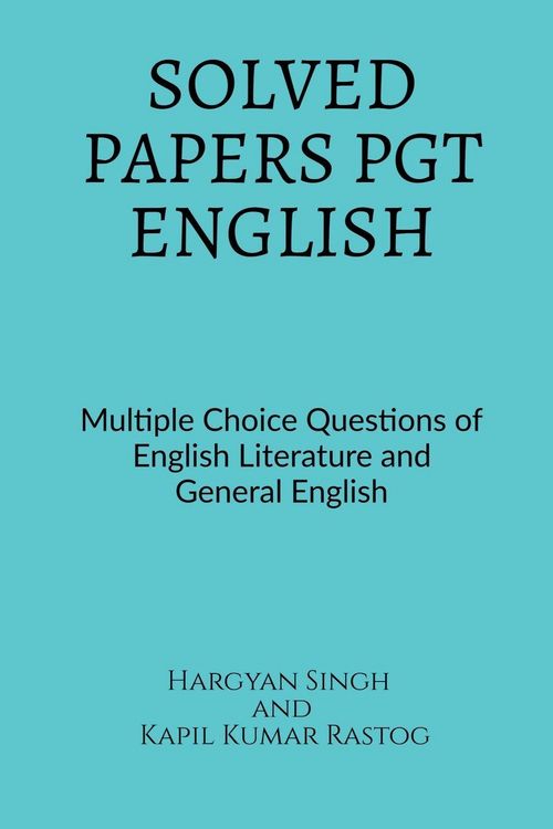 Produktbild: Solved Papers Pgt English