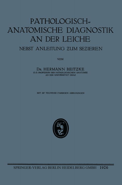Produktbild: Pathologisch-Anatomische Diagnostik an der Leiche