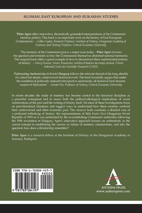 Produktbild: Fabricating Authenticity in Soviet Hungary