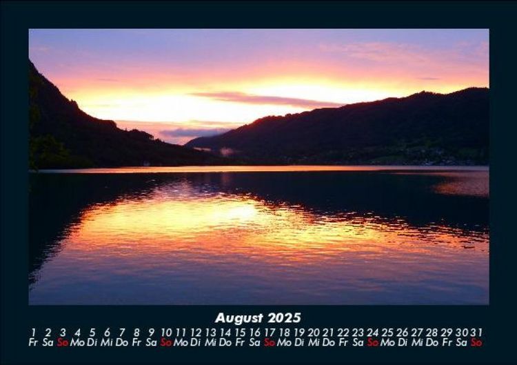 Produktbild: Die Seen der Erde 2025 Fotokalender DIN A5