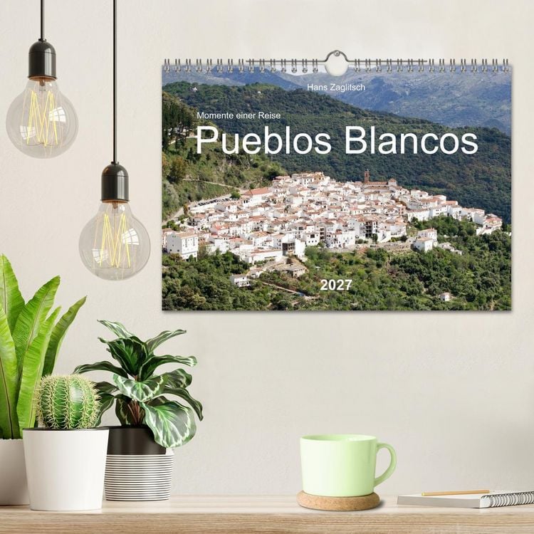 Produktbild: Momente einer Reise - Pueblos Blancos (Wandkalender 2027 DIN A4 quer), CALVENDO Monatskalender