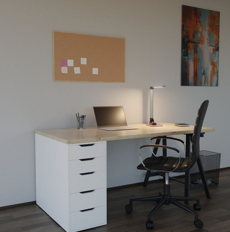 Produktbild: HANSA Tischleuchte LED Breeze, silber