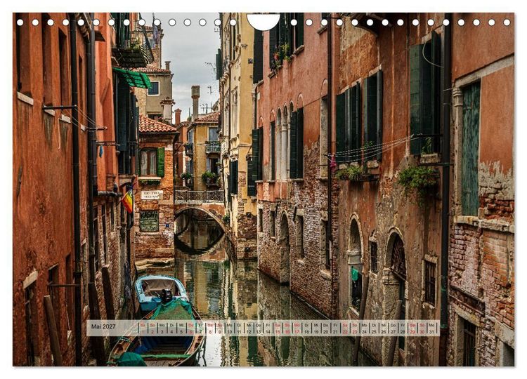 Produktbild: Venedig. Ein Jahr in der Lagunenstadt (Wandkalender 2027 DIN A4 quer), CALVENDO Monatskalender