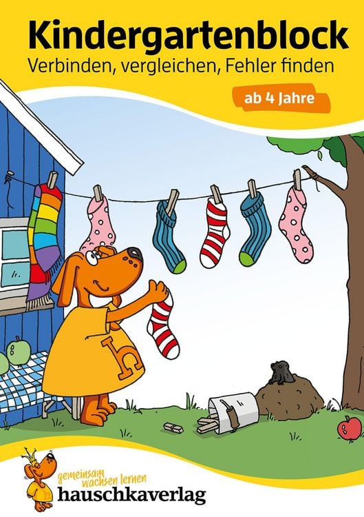 Produktbild: Kindergartenblock ab 4 Jahre - Verbinden, vergleichen, Fehler finden