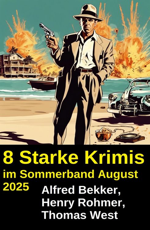 Produktbild: 8 Starke Krimis im Sommerband August 2025
