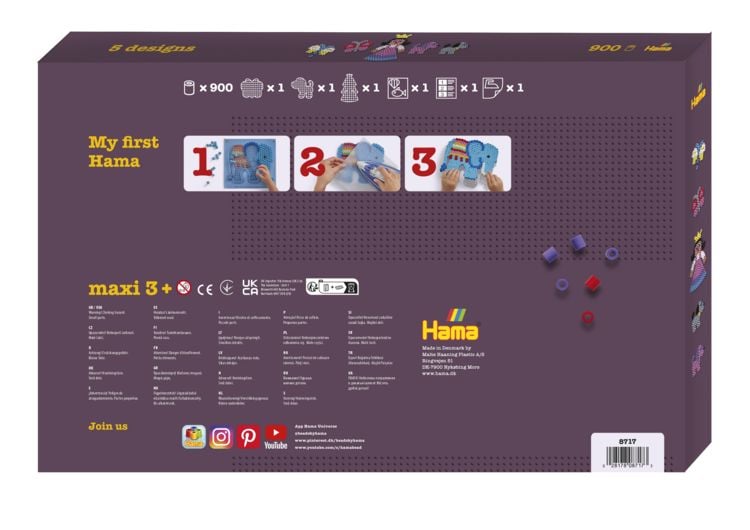 Produktbild: Hama 8717 - Maxi-Perlen, Gro&szlig;e Geschenkpackung