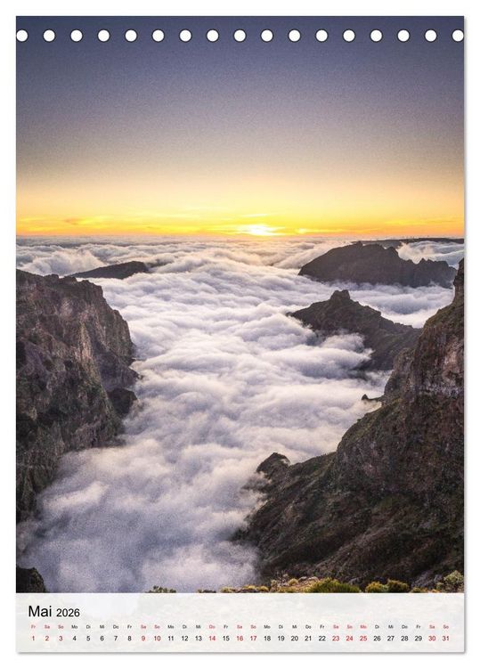 Produktbild: Madeira - Das Juwel im Atlantik (Tischkalender 2026 DIN A5 hoch), CALVENDO Monatskalender