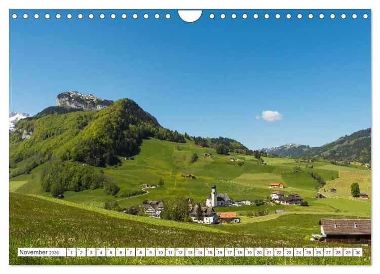 Produktbild: Appenzellerland (Wandkalender 2026 DIN A4 quer), CALVENDO Monatskalender