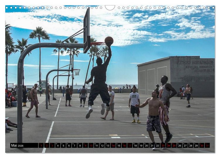 Produktbild: Basketball Action (Wandkalender 2026 DIN A3 quer), CALVENDO Monatskalender