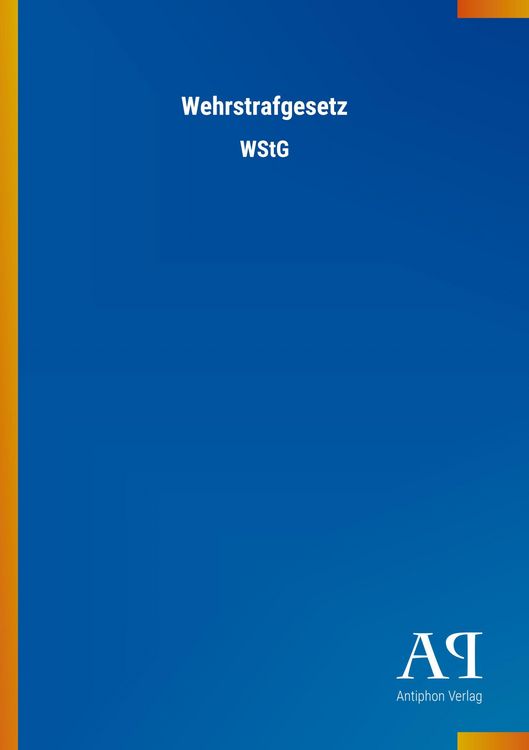 Produktbild: Wehrstrafgesetz