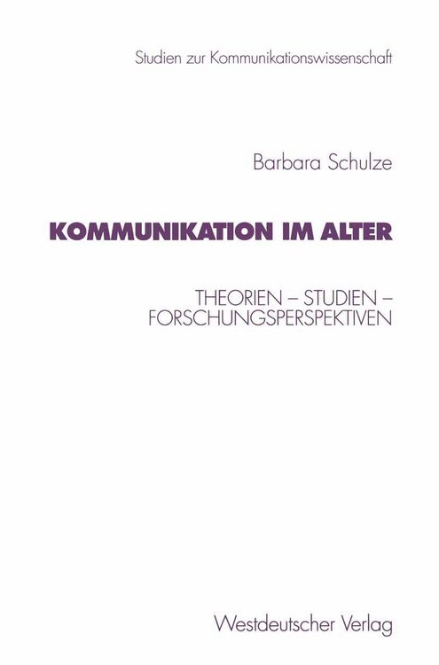 Produktbild: Kommunikation im Alter