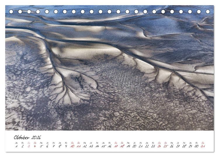 Produktbild: Naturpark Wattenmeer und Helgoland (Tischkalender 2026 DIN A5 quer), CALVENDO Monatskalender