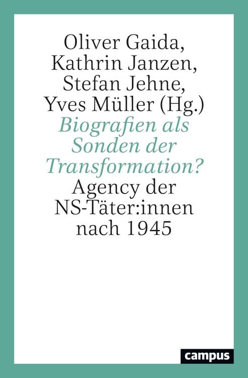 Produktbild: Biografien als Sonden der Transformation?