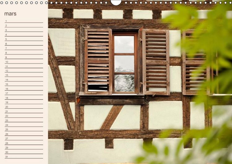Produktbild: Ramsey, B: Maisons et colombages d'Alsace (Calendrier mural