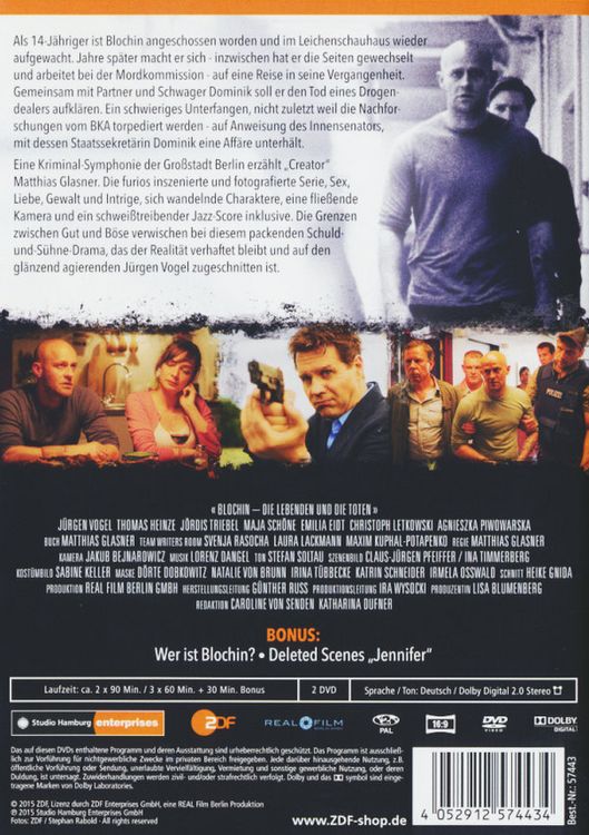 Produktbild: Blochin - Die Lebenden und die Toten - Staffel 1 [2 DVDs]