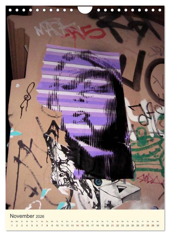 Produktbild: Famous Women in StreetArt (Wandkalender 2026 DIN A4 hoch), CALVENDO Monatskalender